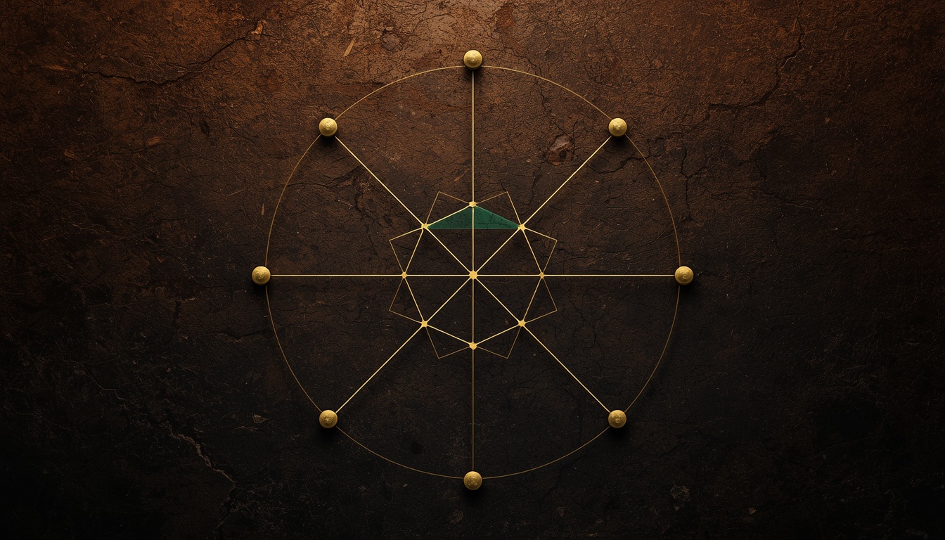 Roda com os sete astros na ordem caldaica e as linhas que saltam de três em três, ligando cada dia da semana ao seguinte